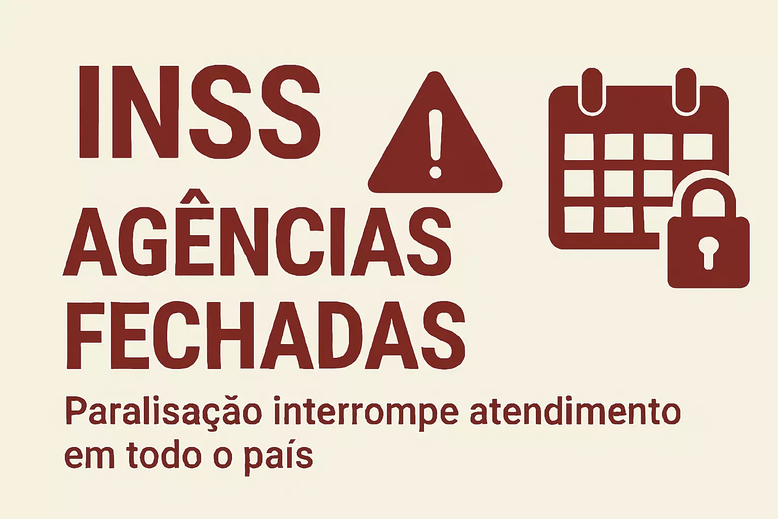 Agências do INSS fechadas - Aposentados enfrentam caos com paralisação